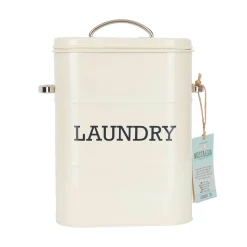 Living Nostalgia Laundry Soap Canister - Cream