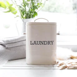 Living Nostalgia Laundry Soap Canister - Cream