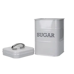 Living Nostalgia Sugar Tin - Grey