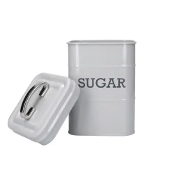 Living Nostalgia Sugar Tin - Grey