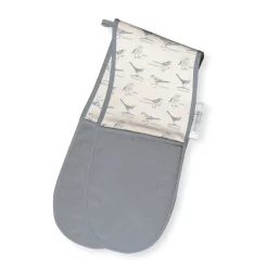Mary Berry English Garden 100% Cotton Double Oven Gloves - Birds