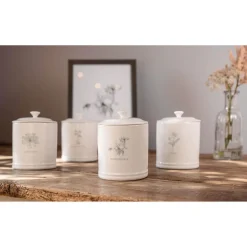 Mary Berry English Garden Sugar Canister - Agapanthus