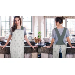 Mary Berry English Garden 100% Cotton Cross Back Apron - Flowers