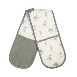Mary Berry English Garden 100% Cotton Double Oven Gloves - Flowers