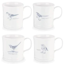 Mary Berry English Garden 4 Piece Mug Set - British Birds