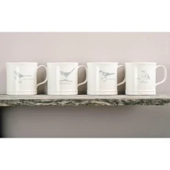 Mary Berry English Garden 4 Piece Mug Set - British Birds