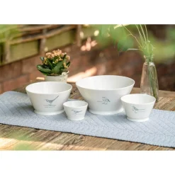 Mary Berry English Garden Medium Serving Bowl - Pied Wagtail