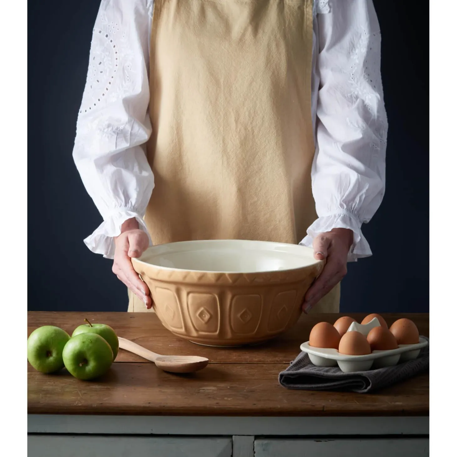 Mason Cash Cane S12 29cm Stoneware Mixing Bowl - Cane