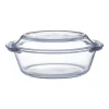 Mason Cash Classic Round Glass 2 Litre Casserole Dish with Lid