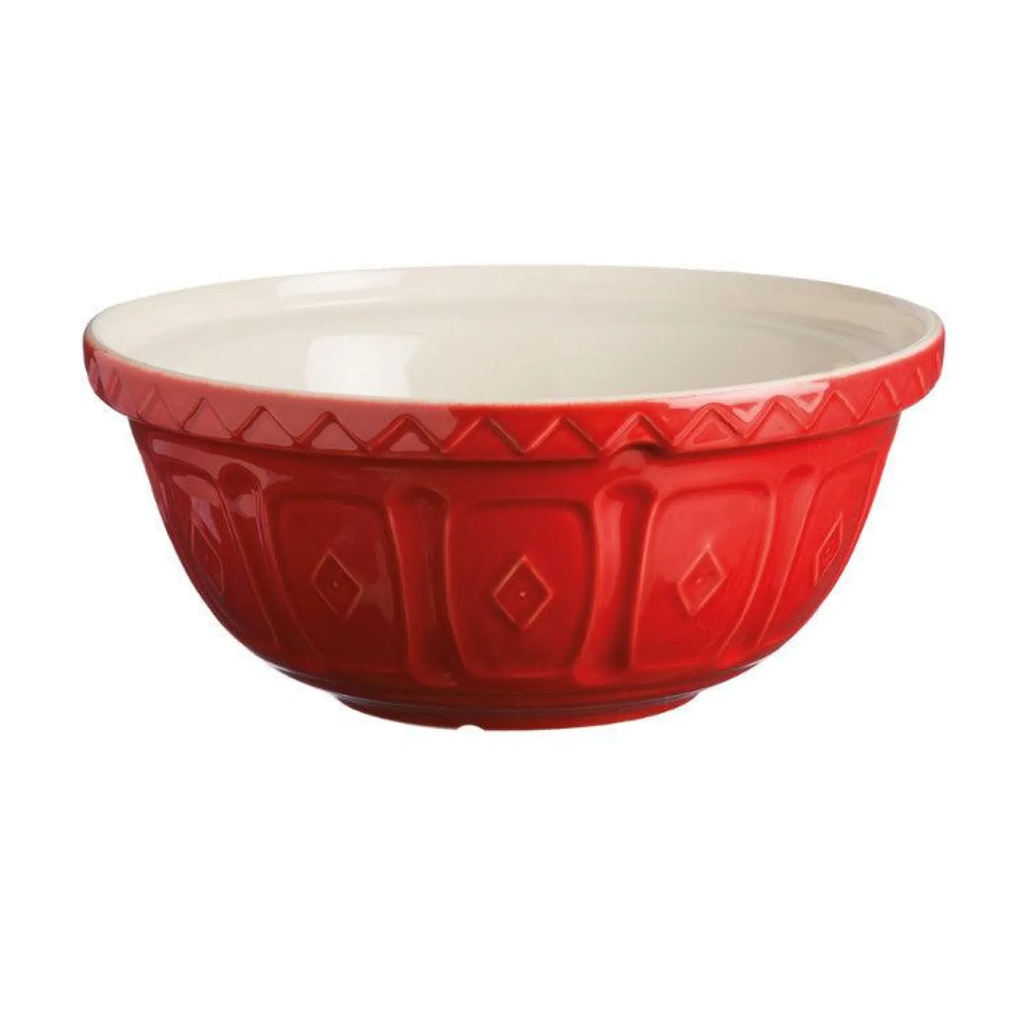 Mason Cash Colour Mix 24cm Stoneware Mixing Bowl - Red