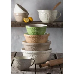 Mason Cash Colour Mix 24cm Stoneware Mixing Bowl - Cream