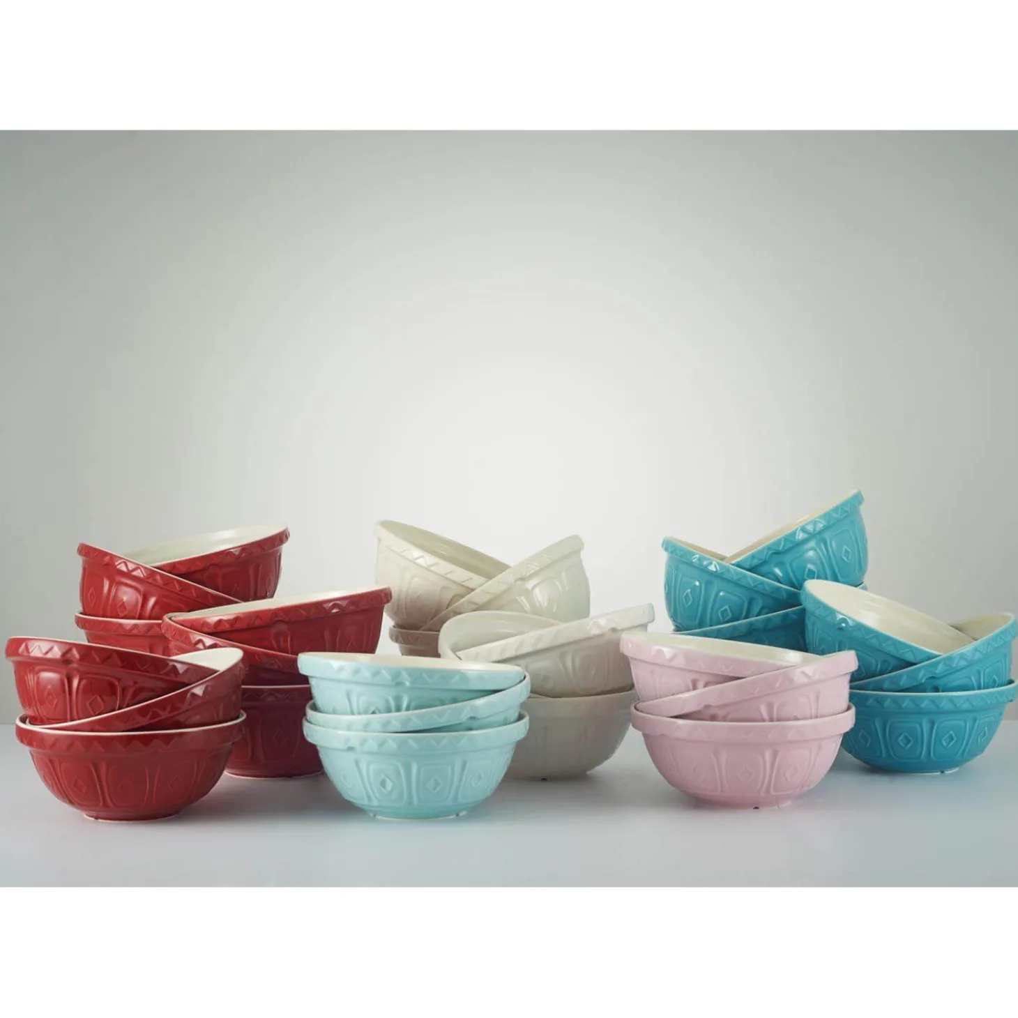Mason Cash Colour Mix 26cm Stoneware Mixing Bowl - Powder Blue