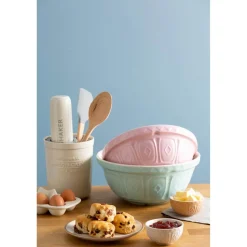 Mason Cash Colour Mix 26cm Stoneware Mixing Bowl - Powder Pink
