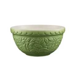 Mason Cash In The Forest 21cm Stoneware Mixing Bowl - Green, Hedgehog
