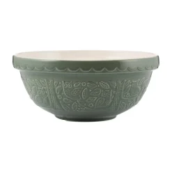 Mason Cash In The Forest 26cm Stoneware Mixing Bowl - Green, Owl