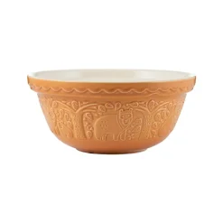 Mason Cash In The Forest 24cm Stoneware Mixing Bowl - Orange, Bear