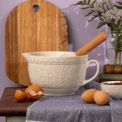 Mason Cash In The Meadow Stoneware Batter Bowl - White