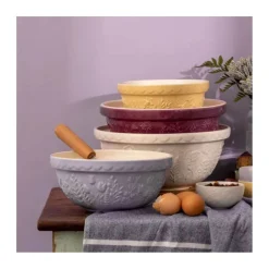 Mason Cash In The Meadow S24 Tulip 24cm Mixing Bowl - Lilac