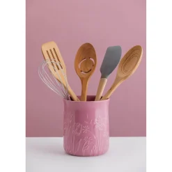 Mason Cash In The Meadow Stoneware Utensil Jar - 12.5cm x 15cm