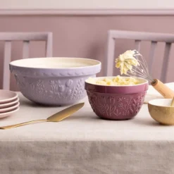 Mason Cash S36 16cm In The Meadow Pudding Bason - Deep Red