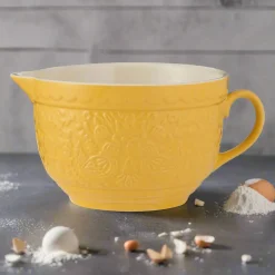 Mason Cash Stoneware Home To Roost Batter Bowl - Yellow