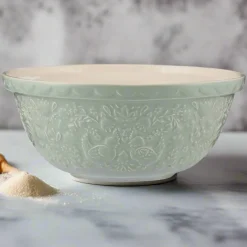 Mason Cash Stoneware Home To Roost S12 29cm Mixing Bowl - Green