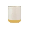 Mason Cash Stoneware Home To Roost 12cm x 12.5cm Utensil Pot - Cream & Yellow