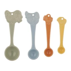 Mason Cash Stoneware Home To Roost Measuring Spoons - Set Of 4