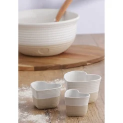 Mason Cash Stoneware Rusic Charm Measuring Cups - Set Of 3