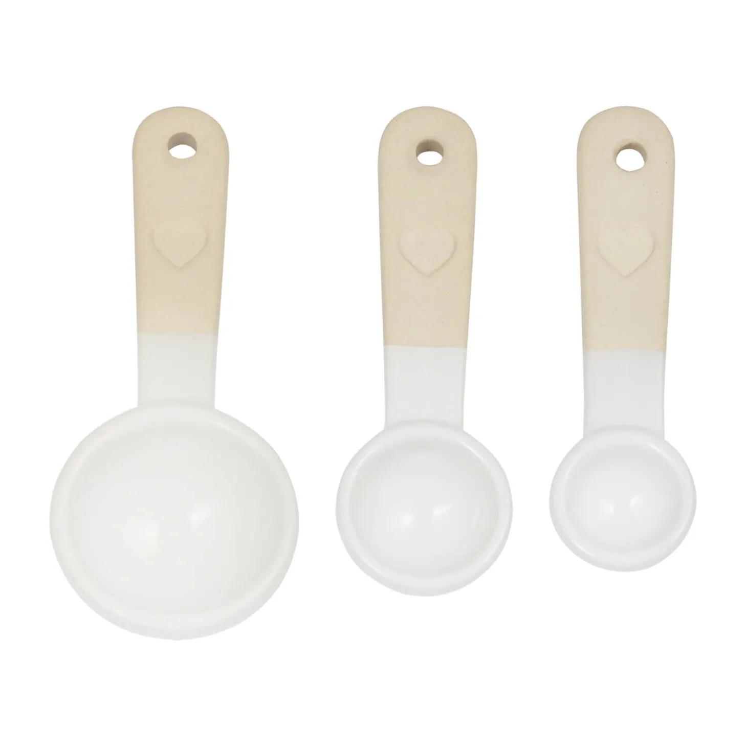 Mason Cash Stoneware Rustic Charm Measuring Spoons - Set of 3