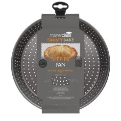Masterclass Crusty Bake Non-Stick Deep Pie Pan - 23cm