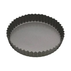 Masterclass Loose Base Round Fluted Quiche Tin - 23cm