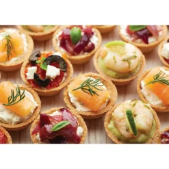 Masterclass Non-Stick Mini Tart Tin & Wooden Tool - 24 Hole