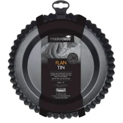 Masterclass Non-Stick Round Fluted Flan Tin - 20cm