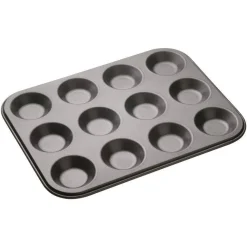 Masterclass Non-Stick Shallow Tin - 12 Hole