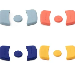 Masterclass 3-Piece Silicone Casserole Handle Grippers - Assorted Colours