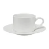Maxwell & Williams White Basics Straight Cup & Saucer - 230ml