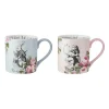 Mikasa V&A Alice In Wonderland His & Hers Bone China Mugs