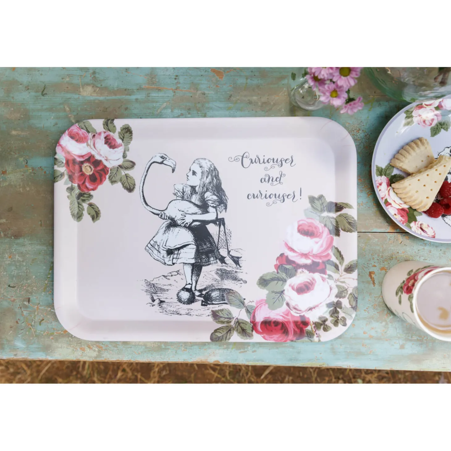 Mikasa V&A Alice In Wonderland Large Melamine Tray