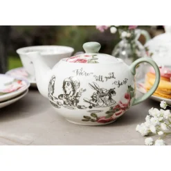 Mikasa V&A Alice In Wonderland Bone China Mini Teapot
