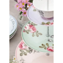 Mikasa V&A Alice In Wonderland Bone China 3-Tier Cake Stand