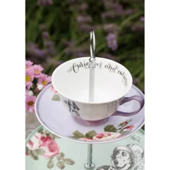 Mikasa V&A Alice In Wonderland Bone China 3-Tier Cake Stand