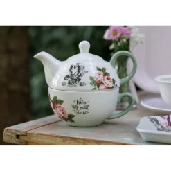 Mikasa V&A Alice In Wonderland Bone China Tea For One Teapot