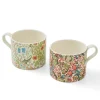 Morris & Co 2 Piece 340ml Porcelain Mug Set - Blackthorn & Lily