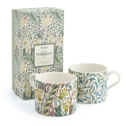 Morris & Co 2 Piece 340ml Porcelain Mug Set - Daffodil & Willow Bough