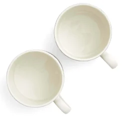 Morris & Co 2 Piece 340ml Porcelain Mug Set - Seaweed & Pimpernel