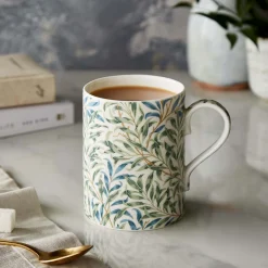 Morris & Co 340ml Porcelain Mug - Willow Bough