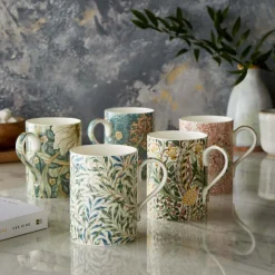 Morris & Co 340ml Porcelain Mug - Willow Bough