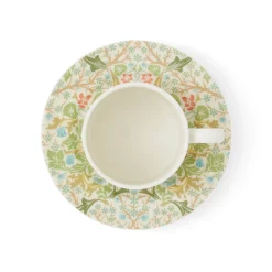 Morris & Co Porcelain Tea Cup & Saucer - Blackthorn