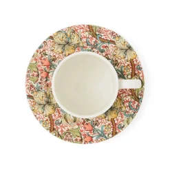 Morris & Co Porcelain Tea Cup & Saucer - Golden Lily